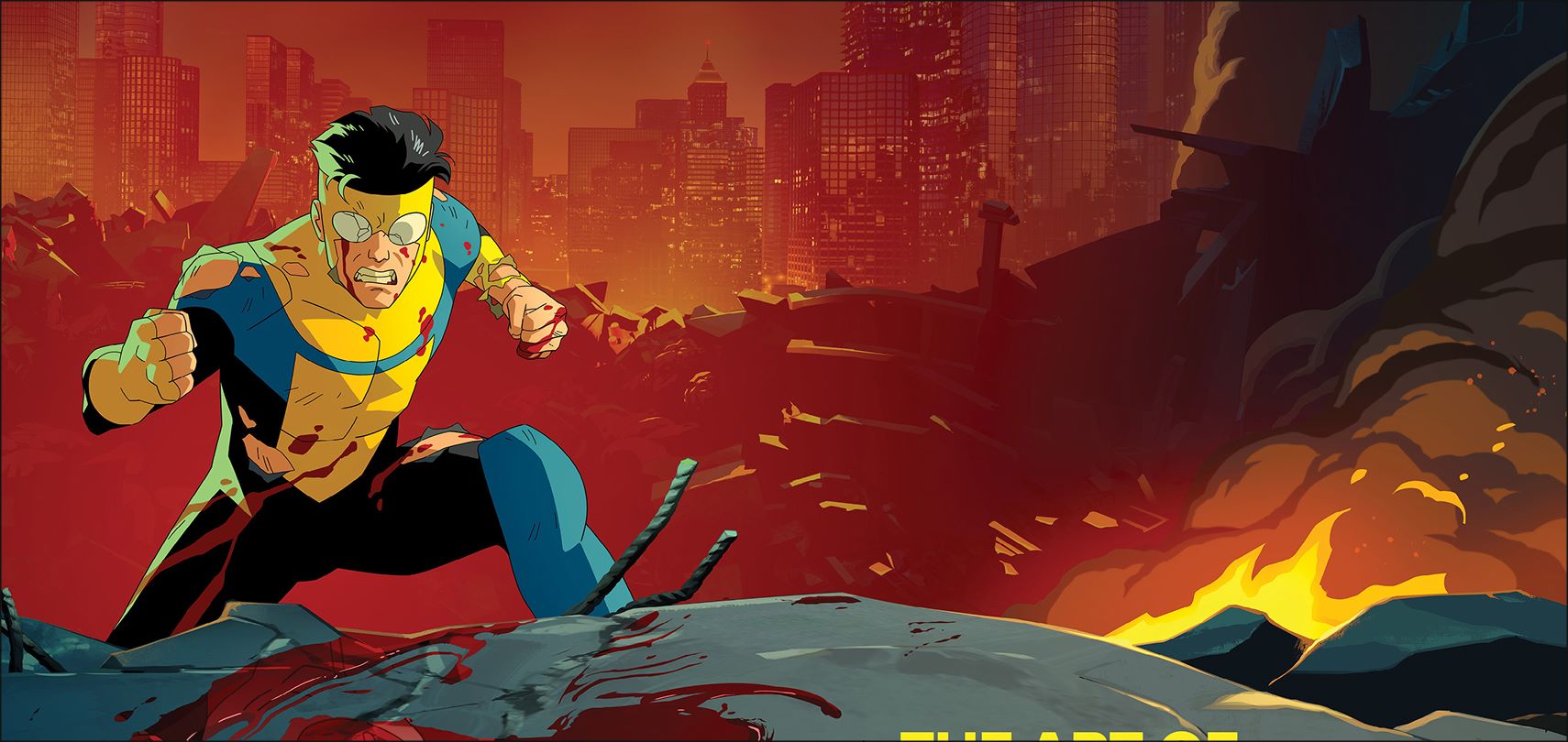 Art of Invincible Season 2 Cover Art